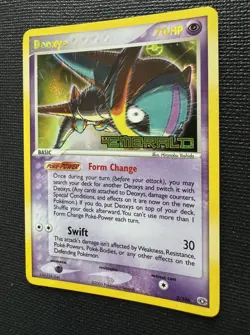 2005 Pokemon Deoxys 2/106 Reverse Holo Rare EX STAMPED Emerald Speed Forme NM - Image 4