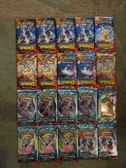 Pokemon ‘Lot of 20’ Packs Surging Sparks Journey Together Pokemon - Image 1