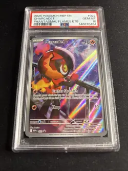 2025 Pokemon Mega Evolutions Promos #22 Charcadet Full Art PSA 10 - Image 1