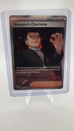 Giovanni's Charisma 197/165 Scarlet & Violet 151 Pokemon TCG - Image 3
