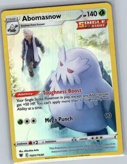 Abomasnow TG01/TG30 SWSH10: Astral Radiance Trainer Gallery - Pokemon Card - NM - Image 1
