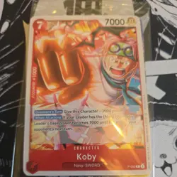 Koby (OP12 Release Event) P-092 One Piece Promotion Cards Regular Sealed W Luffy - Image 1