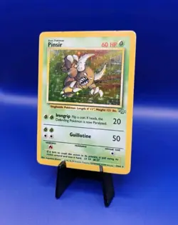 Pinsir 9/64 Jungle Set Holo Rare Pokemon Card Nintendo Pokemon TCG WOTC 1999 MP - Image 3