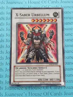 X-Saber Urbellum 5DS2-EN043 Super Rare Yu-Gi-Oh Card (U) New - Image 3
