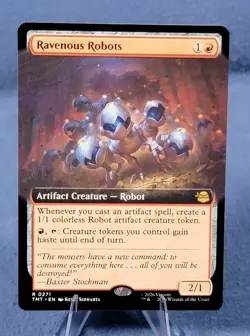Ravenous Robots Extended Art NM 271 - MTG - TMT - TMNT - Image 1