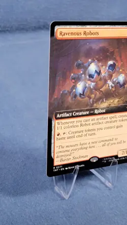 Ravenous Robots Extended Art NM 271 - MTG - TMT - TMNT - Image 3