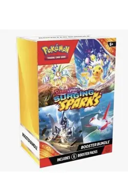 Pokemon TCG Surging Sparks SV08 Booster Bundle 6 packs Sealed FREE SHIPPING - Image 1