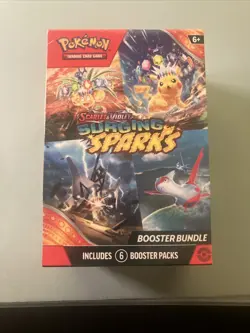 Pokemon TCG Surging Sparks SV08 Booster Bundle 6 packs Sealed FREE SHIPPING - Image 2
