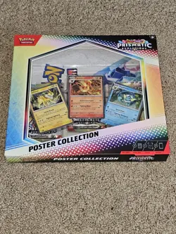 Pokemon TCG Prismatic Evolutions Poster Collection Box New & Sealed - Image 1