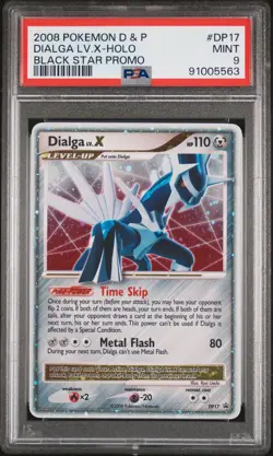 Pokemon Palkia and dialga Lv.X Black Star Holo Promo DP18/17 PSA 9 Mint Pair - Image 3