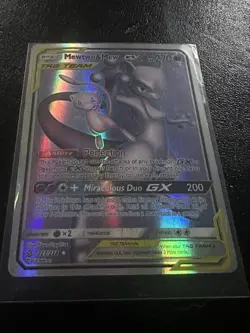 Pokemon TCG - Mewtwo & Mew GX 222/236 - Sun & Moon Unified Minds Tag Team - N/M - Image 1