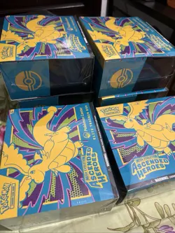 LOT OF 6 - Pokemon TCG Ascended Heroes Pokemon Center ETB Elite Trainer Box SEAL - Image 2