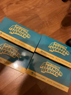 Pokemon Center Mega Evolution Ascended Heroes Elite Trainer Box Set 3 Boxes - Image 1