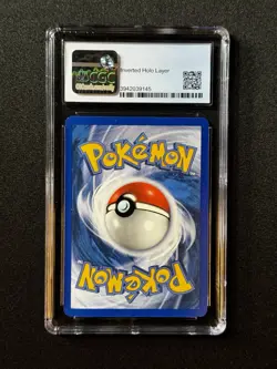 CGC 9 ERROR Pokemon Hoothoot #59 Unseen Forces INVERTED HOLO LAYER! - Image 2