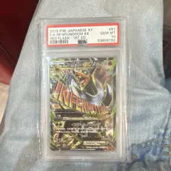 Pokemon M Houndoom EX Red Flash 1st Edition Holo PSA 10 Japanese 061/059 - Image 1