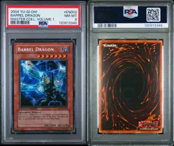 PSA 8 -2004 YU-GI-OH! MASTER COLLECTION VOLUME 1BARREL DRAGON EN002 👀 🔥👀 - Image 3