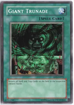 Yugioh - Giant Trunade SD2-EN015 Unlimited - Structure Deck: Zombie Madness - Image 1
