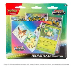 Pokemon Trading Cards SV 8.5 Prismatic Evolutions Tech Sticker Collection Lot x2 - Image 4