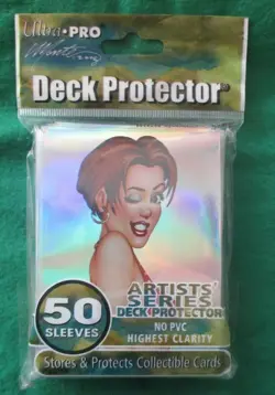 CARD/DECK PROTECTORS - ULTRA-PRO, ARTISTS SERIES 'MONTE', 50 SLEEVES - Image 1