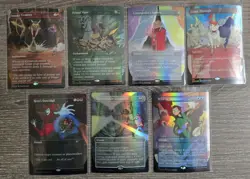 MTG Saturday Morning Cartoon D&D FOIL Secret Lair 7 card lot Dungeon & Dragons - Image 1