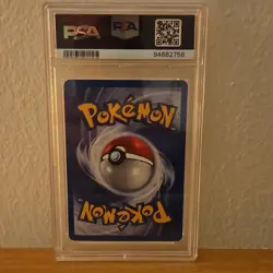 Blaine's Moltres Gym Heroes Holo Rare PSA 8 Pokemon TCG Card 2000 1/132 - Image 2