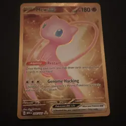 Pokemon Mew EX Scarlet & Violet 151 Ultra Rare Full Art Holo 205/165 180 HP - Image 1