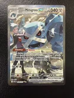 Pokemon TCG Steven's Metagross EX Full Art Holo Rare 289/217 Ascended Heroes NM - Image 1