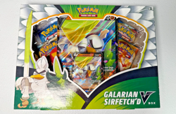Pokemon TCG Galarian Sirfetch'd V Box (Read Description Below) 820650807374 - Image 1