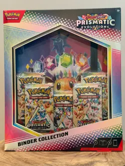 Pokemon TCG: Scarlet & Violet Prismatic Evolutions Binder Collection New Sealed - Image 1