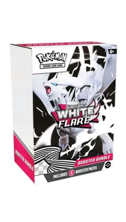 Pokemon TCG Scarlet & Violet White Flare Booster Bundle 6 Booster Packs - Image 1