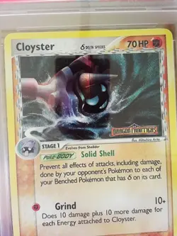 Cloyster 14/101 EX UNSEEN FORCES Reverse Holo Graded Pokemon Card - PSA 9 - Image 2