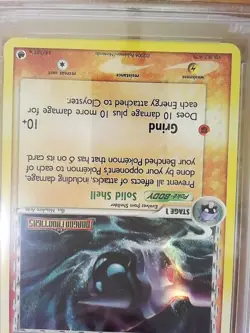 Cloyster 14/101 EX UNSEEN FORCES Reverse Holo Graded Pokemon Card - PSA 9 - Image 3