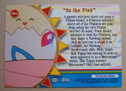 ORANGE ISLANDS IN THE PINK 0R5 POKEMON SERIES 3 TOPPS TV ANIMATION EDITION - Image 2