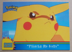 ORANGE ISLANDS PIKACHU RE-VOLTS 0R3 POKEMON SERIES 3 TOPPS TV ANIMATION EDITION - Image 1