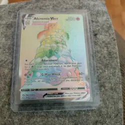 💥 Alcremie VMAX 073/072 NM/M SWSH Shining Fates Secret Rainbow Pokemon TCG - Image 2