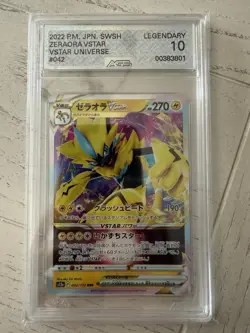 Zeraora VSTAR RRR 042/172 VSTAR Universe - Pokemon Card Japanese Graded AGS 10 - Image 1