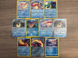 Milotic Pokemon Card Collection Lot Of 10 With Holos Reverse Holos And EX - Image 1