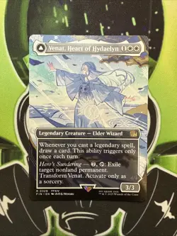 Venat, Heart Of Hydaelyn (Borderless Rare) FIN R 0329 Mtg NM - Image 1