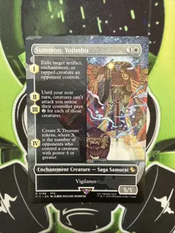 Summon: Yojimbo (Borderless Rare) R 0196 Commander: FINAL FANTASY Mtg NM - Image 1
