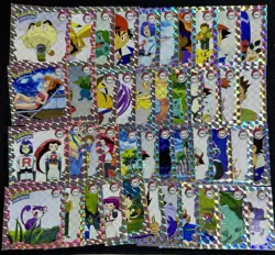 1999 Artbox Pokemon Prism Bonus Stickers Series 1 44/45 Partial Set Great Shape - Image 1