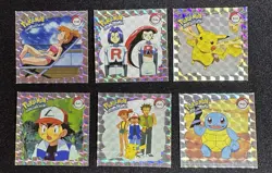 1999 Artbox Pokemon Prism Bonus Stickers Series 1 44/45 Partial Set Great Shape - Image 2