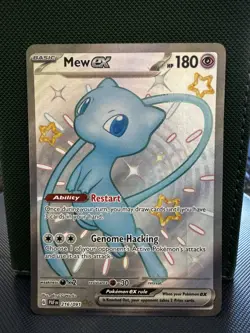 Mew ex 216/091 FULL ART Paldean Fates (PAF) Shiny Ultra Rare Pokemon TCG NM - Image 1