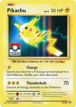1x Pikachu - XY202 - Holo - XY Promo - Holo Moderately Played Pokemon Organized - Image 1