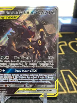 Pokemon TCG Sun & Moon Black Star Promo Umbreon & Darkrai GX SM241 - Image 3