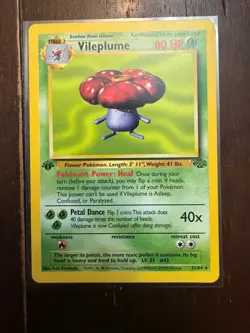 Pokemon Vileplume (31) Rare Jungle 31/64 NM 1st Edition Matt - Image 1
