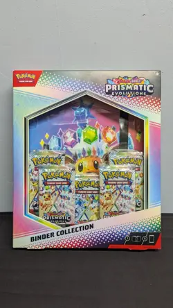 Pokemon TCG Scarlet Violet Prismatic Evolutions Binder Collection - New, Sealed - Image 1