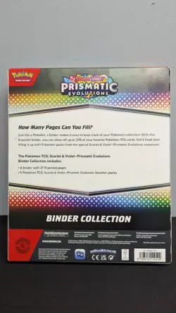 Pokemon TCG Scarlet Violet Prismatic Evolutions Binder Collection - New, Sealed - Image 2