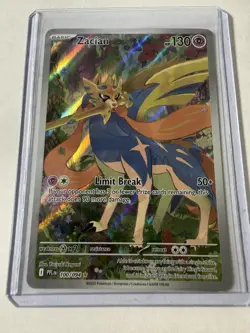 Zacian 100/094 Illustration Rare ME02: Phantasmal Flames PFL NM Pokemon TCG Card - Image 1