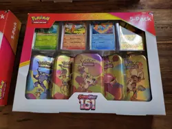 4x Pokemon 151 Costco Exclusive 5x Mini Tin Bundle (10x Sealed Packs Per Box) 🔥 - Image 3