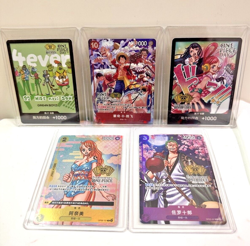 5Pcs IN STOCK One Piece Chinese Card Game 2nd Anniversary Pack Set of Combo - Image 1